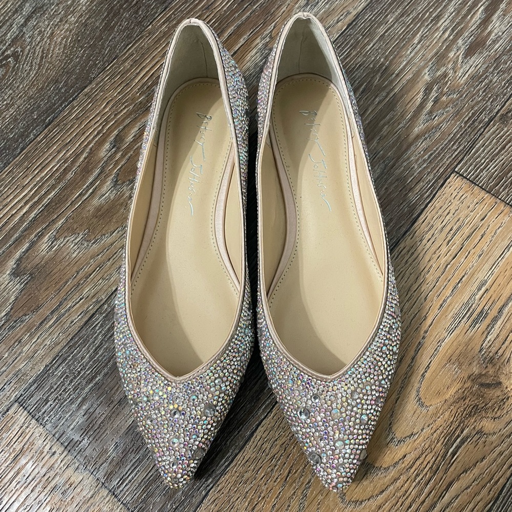 Betsy Johnson Sparkle Flats